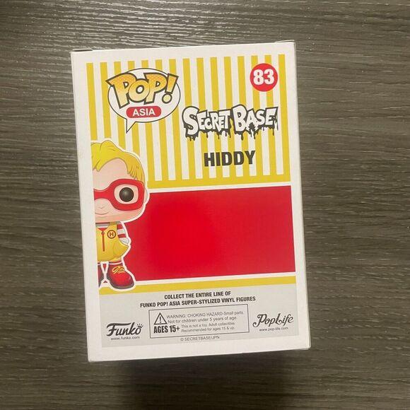 Funko Pop Asia Secret Base Hiddy #83 Convention Exclusive Vinyl Figure - Picture 3 of 6